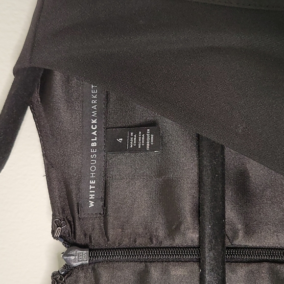 WHITEHOUSE BLACK MARKET Size 4 Black - Picture 2 of 5